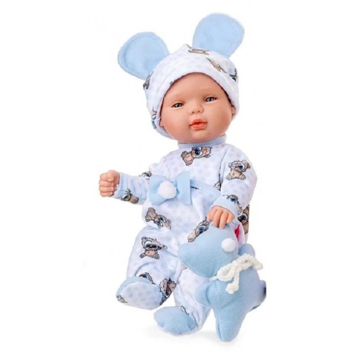 

Berjuan S.L. Кукла Baby Smile в голубой пижаме 30 см, Кукла Baby Smile в голубой пижаме 30 см