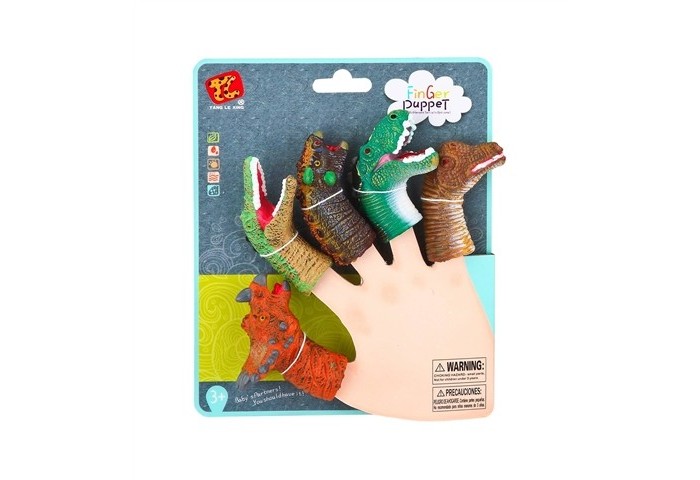 фото Finger puppets пальчиковый театр динозавры, 5 фигурок