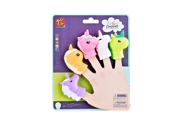 фото Finger puppets пальчиковый театр единорог, 5 фигурок