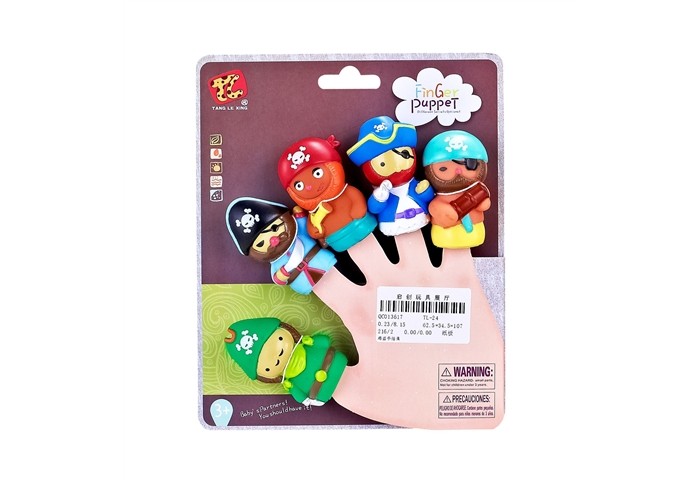 фото Finger puppets пальчиковый театр пираты, 5 фигурок