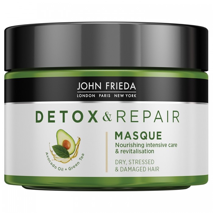 

John Frieda Питательная маска для интенсивного восстановления волос Detox & Repair 250 мл, Питательная маска для интенсивного восстановления волос Detox & Repair 250 мл
