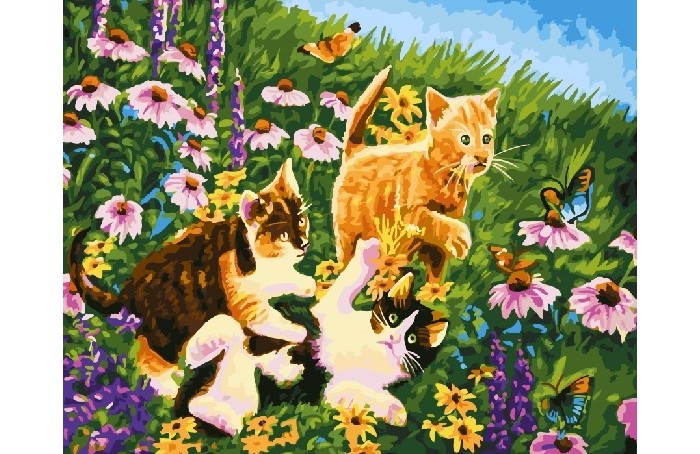 

Color Kit Картина по номерам На лужайке, Картина по номерам На лужайке