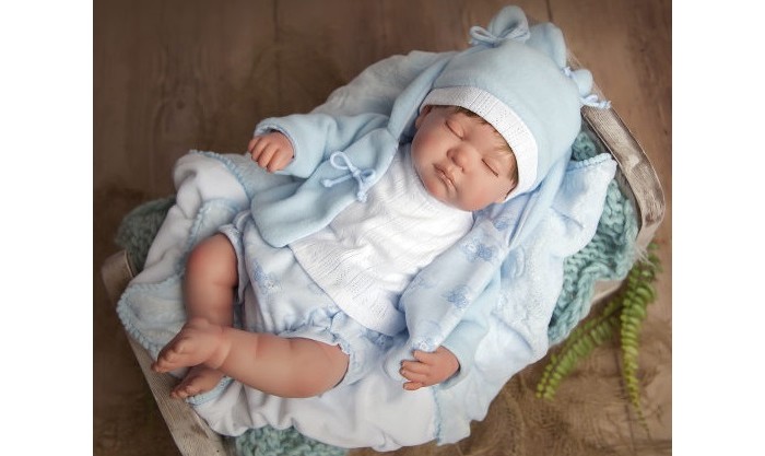 

Arias ReBorns Matias Новорождённый пупс с соской 45 см, ReBorns Matias Новорождённый пупс с соской 45 см