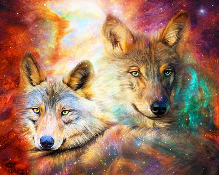 

Color Kit Картина со стразами Космическая любовь, Картина со стразами Космическая любовь