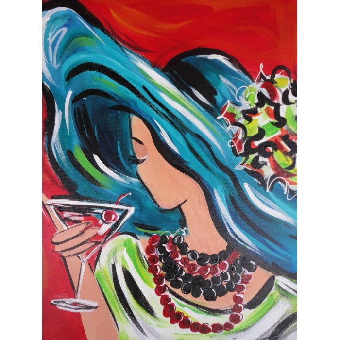 

Color Kit Картина со стразами Таинственная незнакомка, Картина со стразами Таинственная незнакомка