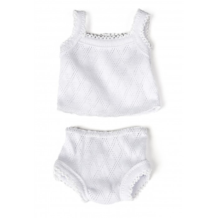 фото Miniland одежда для куклы set t-shirt and panties 32 см