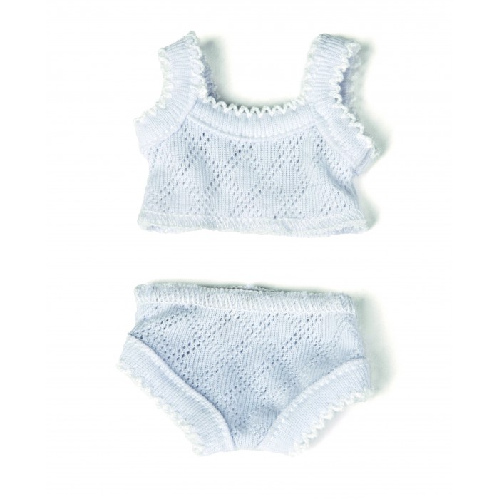 фото Miniland одежда для куклы t-shirt and panties 21 см