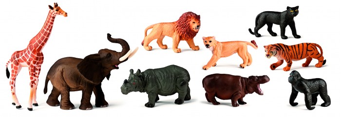 фото Miniland фигурки животных в наборе wild animals 9 шт.