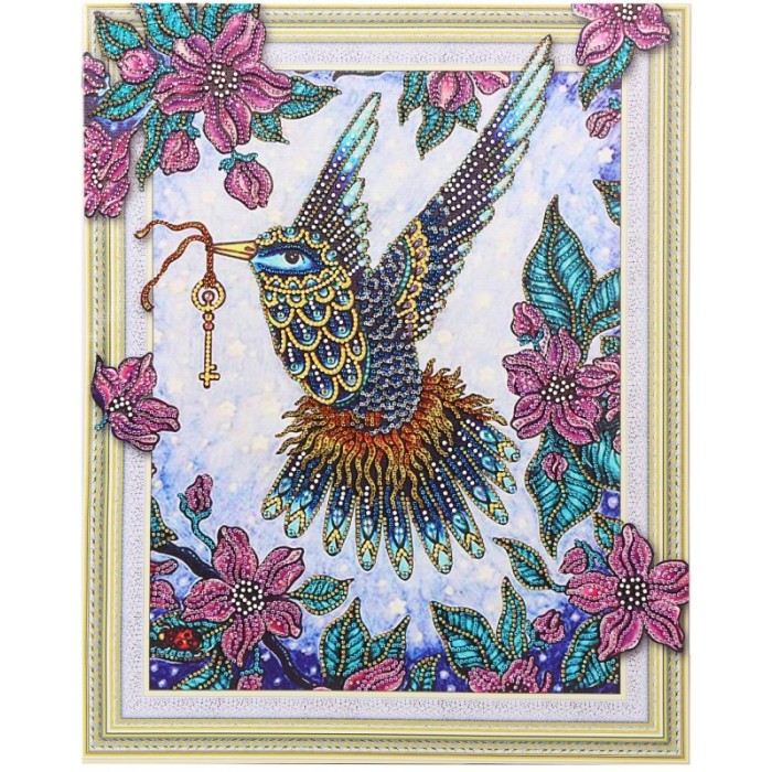 

Color Kit Алмазная картина с фигурными стразами Ключик счастья, Алмазная картина с фигурными стразами Ключик счастья