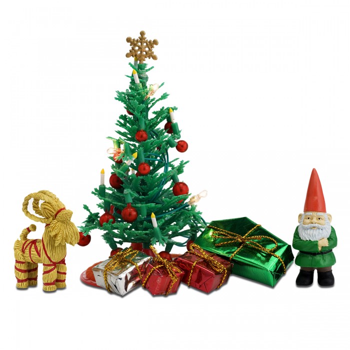 Кукольные домики и мебель Lundby Набор мебели для домика Рождественский набор кукольные домики и мебель lundby набор мебели для домика кухонный остров и холодильник