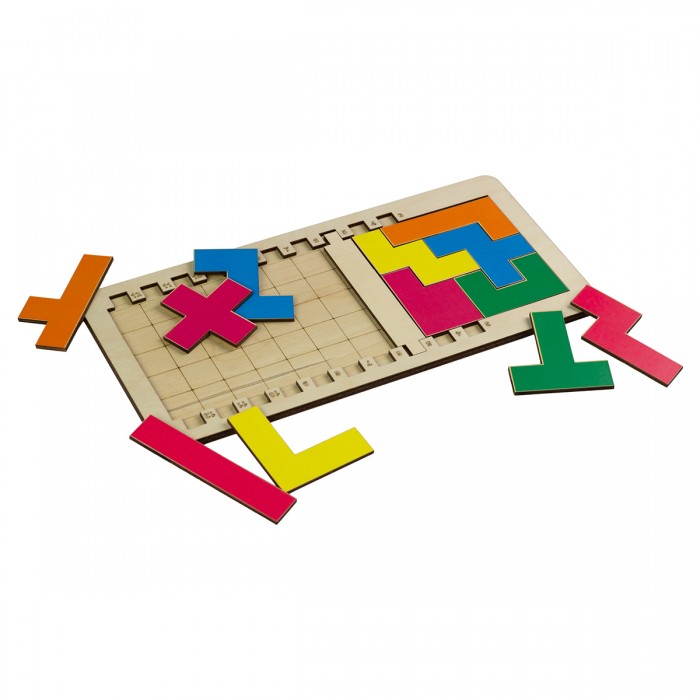 

Деревянная игрушка Paremo Игровой набор Тетрис, Игровой набор Тетрис