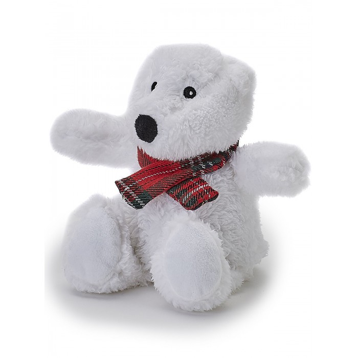 фото Warmies cozy plush игрушка-грелка junior полярный мишка