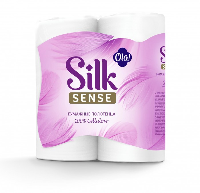 Гигиена для мамы Ola! Silk Sense Бумажные полотенца белые 2 шт.