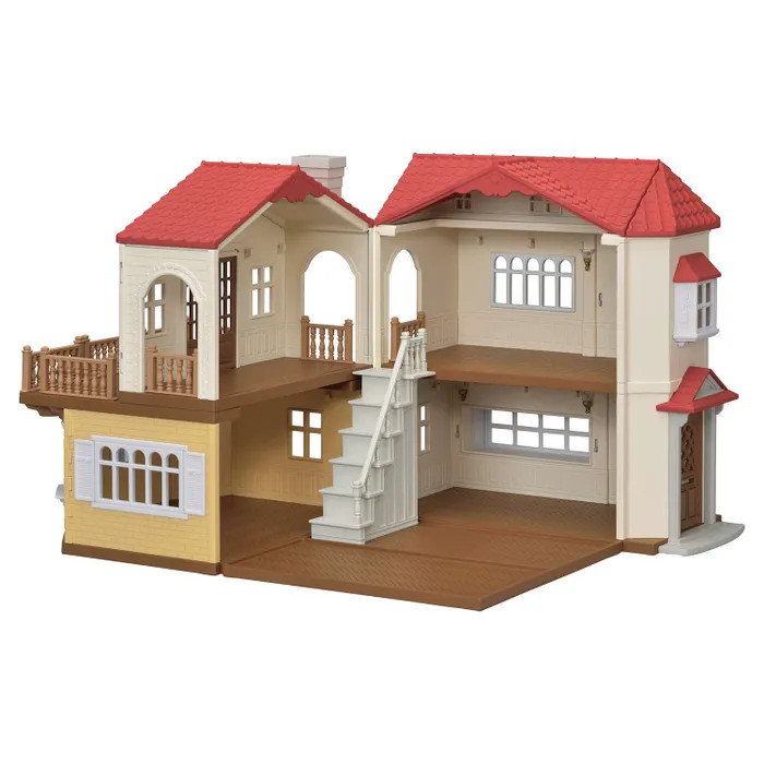 Купить Кукольные домики и мебель, Sylvanian Families Набор Большой дом со светом