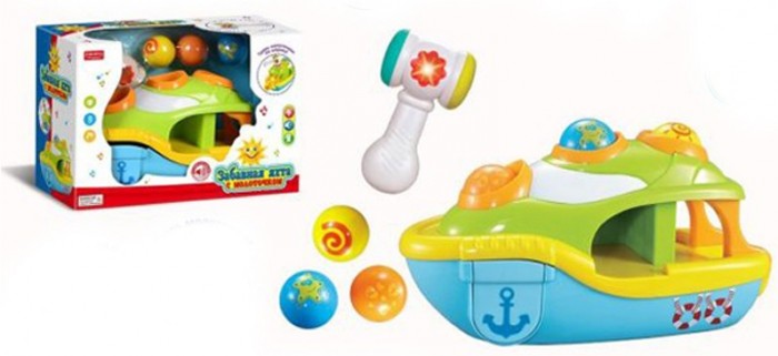 Развивающая игрушка Наша Игрушка Забавная яхта с молоточком ZYA-A1515 - фото 1