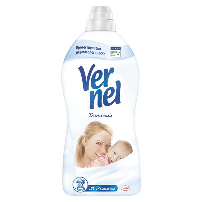 Детские моющие средства Vernel Детский кондиционер для белья 1.82 л