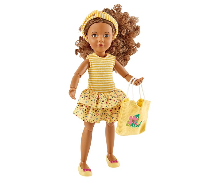 фото Kruselings кукла джой в летнем желтом наряде 23 см