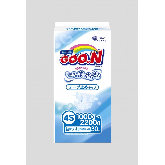 фото Goon подгузники 4s (1-2,2 кг) 30 шт.