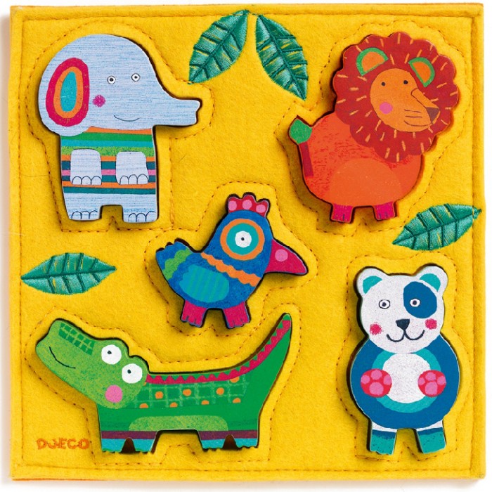 

Деревянная игрушка Djeco Головоломка-пазл Джунга