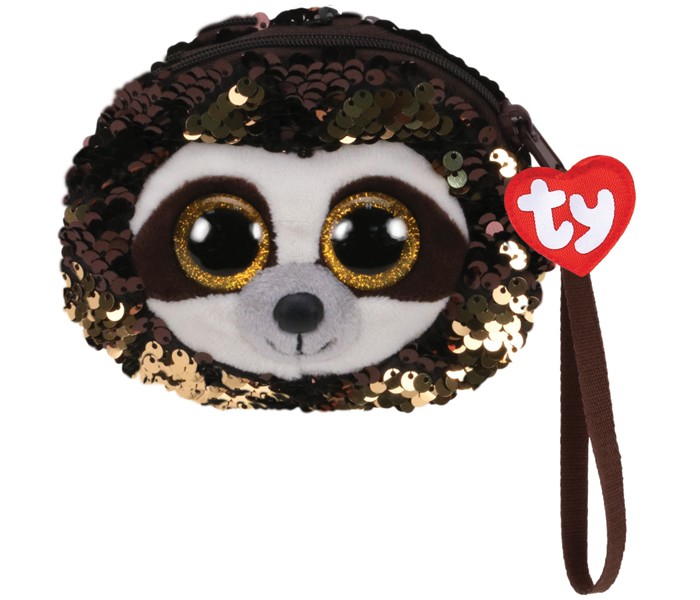 TY Кошелёк Данглер ленивец с пайетками