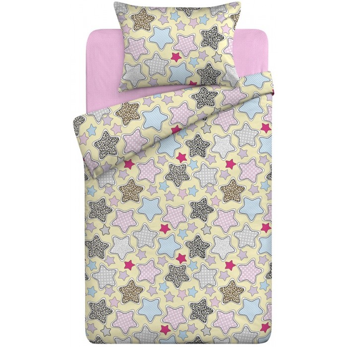 

Постельное белье Letto 1.5 спальное Цветные звезды (3 предмета), 1.5 спальное Цветные звезды (3 предмета)