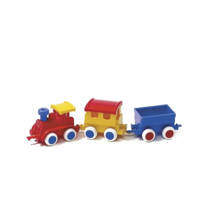 фото Viking toys паровоз с вагончиками