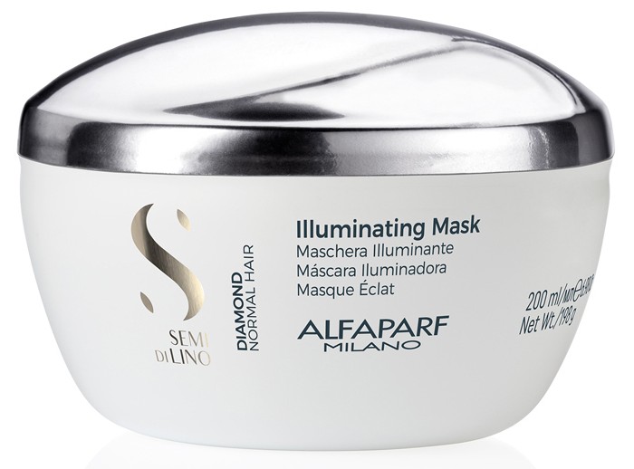 фото Alfaparf маска для нормальных волос, придающая блеск sdl d illuminating mask 200 мл