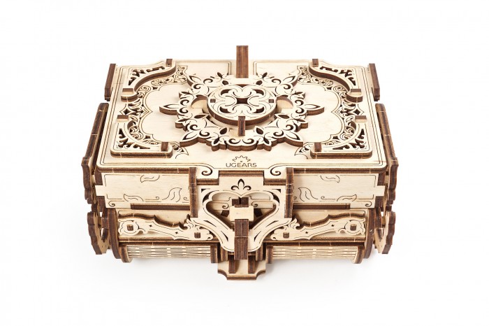 

Ugears Конструктор 3D-пазл Антикварная шкатулка, Конструктор 3D-пазл Антикварная шкатулка