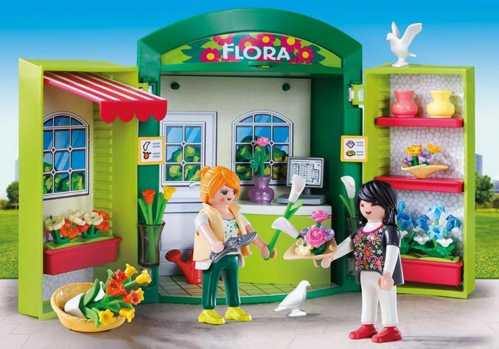 

Конструктор Playmobil Игровой бокс Цветочный магазин, Игровой бокс Цветочный магазин