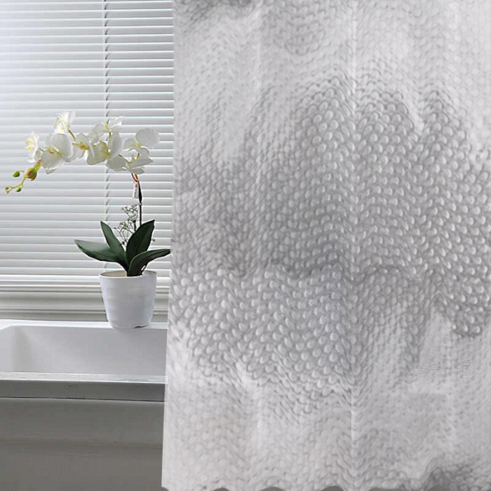 Шторы для ванны Crystal Shine Штора для ванной комнаты ПВХ 200-C 180х180 см