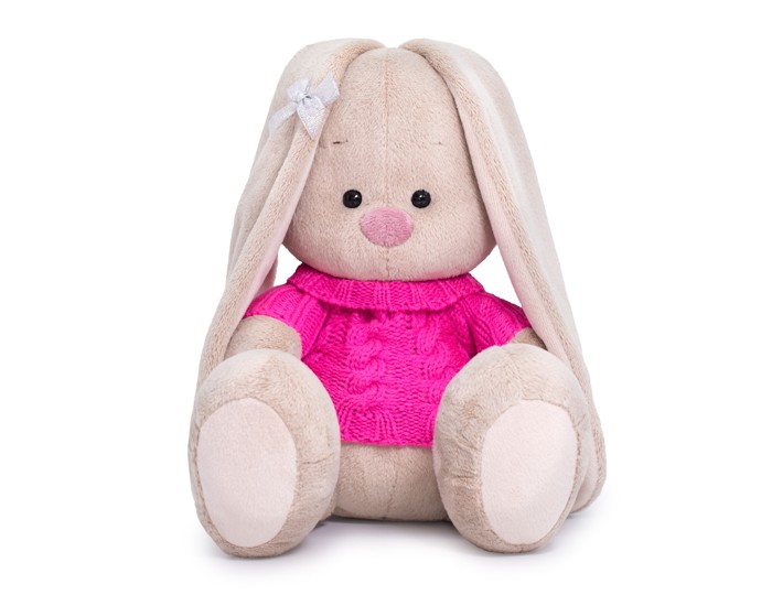 Мягкая игрушка Budi Basa Зайка Ми в розовом свитере 23 см