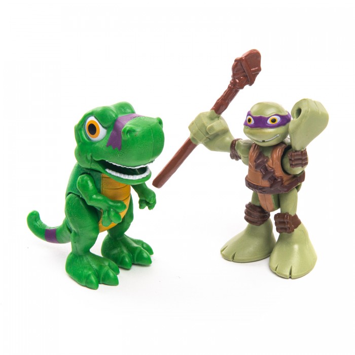 фото Playmates tmnt фигурка дино дона с тирексом