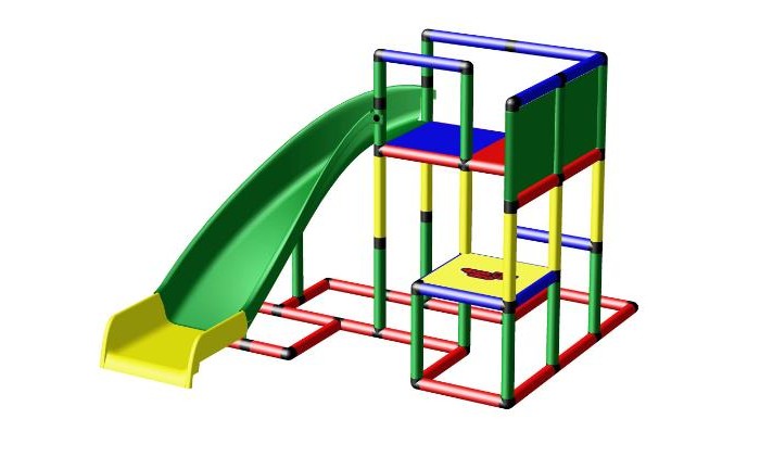 фото Quadro конструктор крупногабаритный starter с винтовой горкой