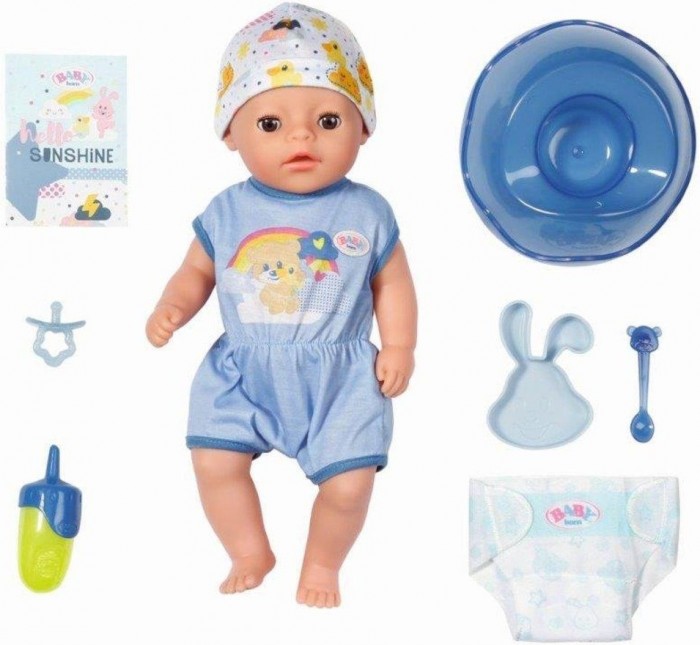

Zapf Creation Кукла-мальчик My Little Baby born Нежное прикосновение 36 см, Кукла-мальчик My Little Baby born Нежное прикосновение 36 см