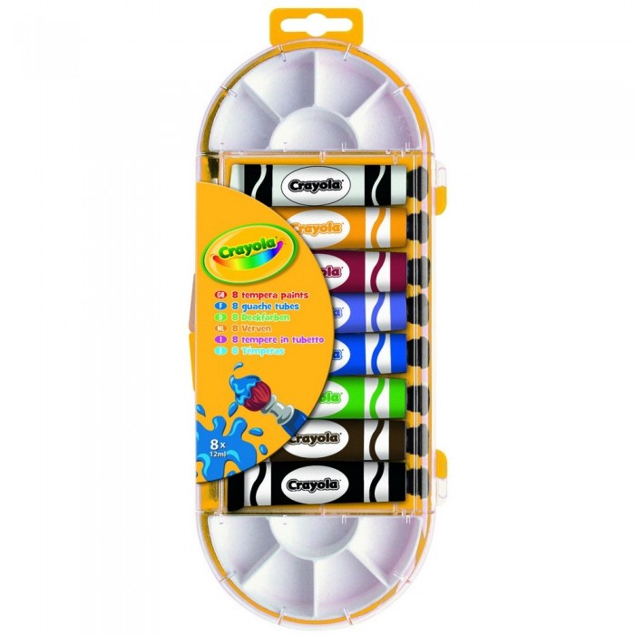 фото Crayola темперные краски 8 цветов