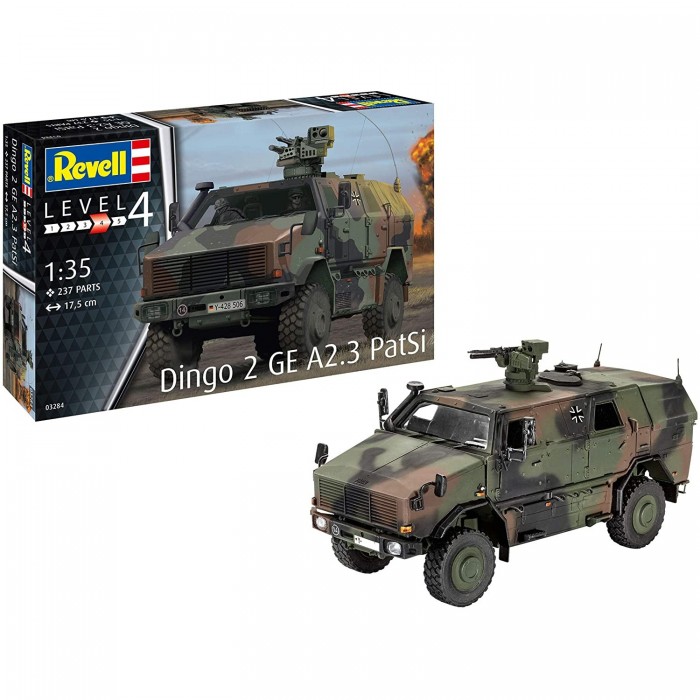 

Revell Сборная модель Бронетранспортер Dingo 2A3.1 1:35, Сборная модель Бронетранспортер Dingo 2A3.1 1:35