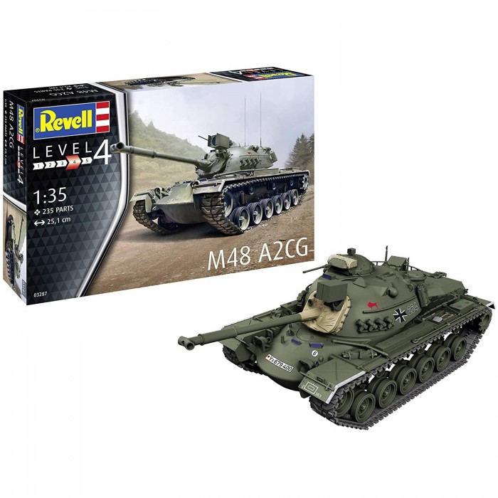 фото Revell сборная модель танк m48 a2cg 1:35