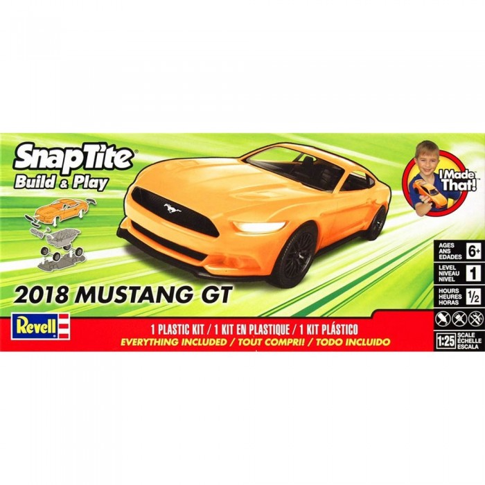 

Revell Сборная модель Автомобиль 2018 Mustang GT, Сборная модель Автомобиль 2018 Mustang GT