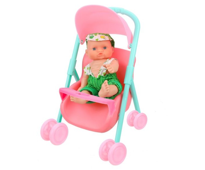 

Наша Игрушка Кукла 25 см с коляской (2 предмета), Кукла 25 см с коляской (2 предмета)