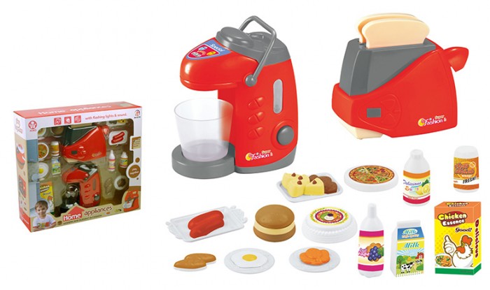 Ролевые игры ABtoys Помогаю маме Кухонная техника с продуктами с аксессуарами