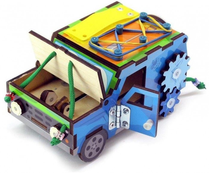 Деревянные игрушки Тимбергрупп Бизи-машинка бизиборд совушка тм тимбергрупп