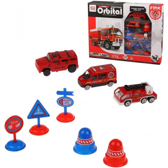 

Наша Игрушка Автотрек Пожарный (24 детали), Автотрек Пожарный (24 детали)