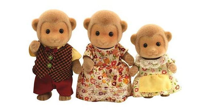 

Sylvanian Families Набор Семья Обезьян, Набор Семья Обезьян