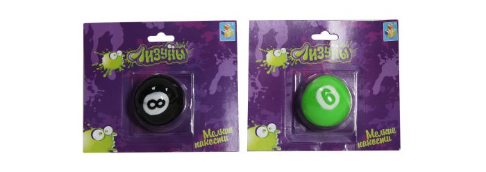 Развивающие игрушки 1 Toy Мелкие пакости Лизун бильярдный шар 4.5 см