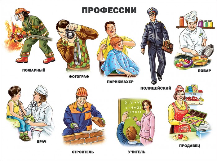 Обучающие плакаты Проф-Пресс Плакат Профессии 978-5-378-12209-7