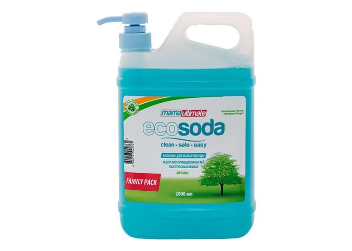 Mama Ultimate Бальзам для мытья посуды Eco Soda 2000 мл