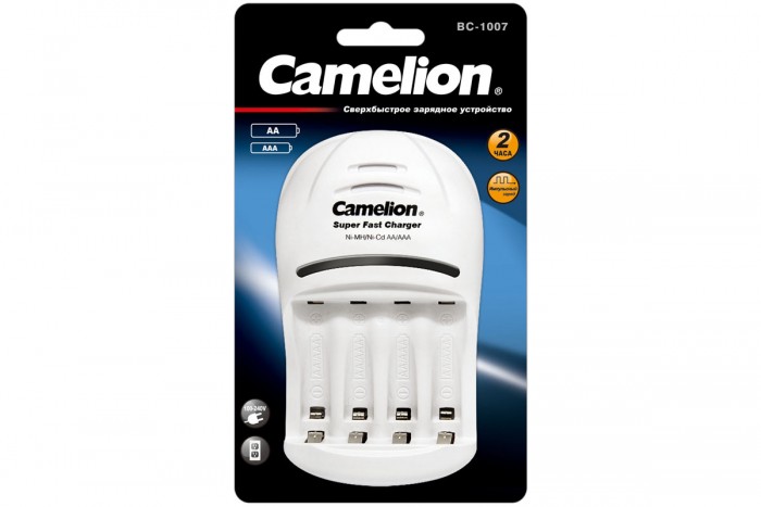 

Camelion Быстрое зарядное устройство Camelion BC-1007, Быстрое зарядное устройство Camelion BC-1007