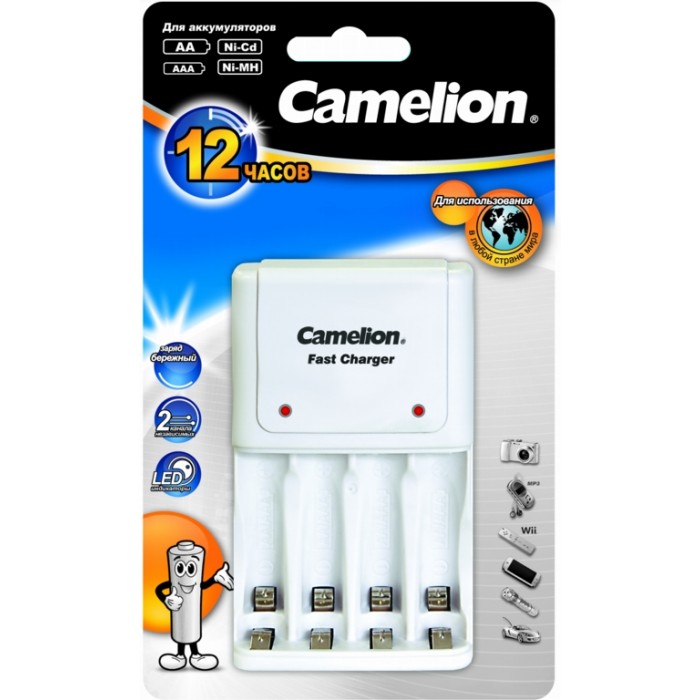 Батарейки, удлинители и переходники Camelion Зарядное устройство Camelion BC-1010В батарейки удлинители и переходники camelion аккумулятор nh aa2300arbp2