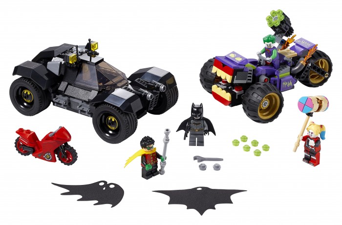 

Конструктор Lego Побег Джокера на трицикле, Побег Джокера на трицикле