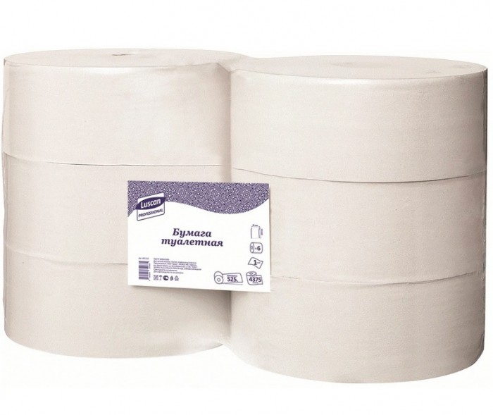

Luscan Professional Туалетная бумага для диспенсера 525 м 6 шт., Professional Туалетная бумага для диспенсера 525 м 6 шт.